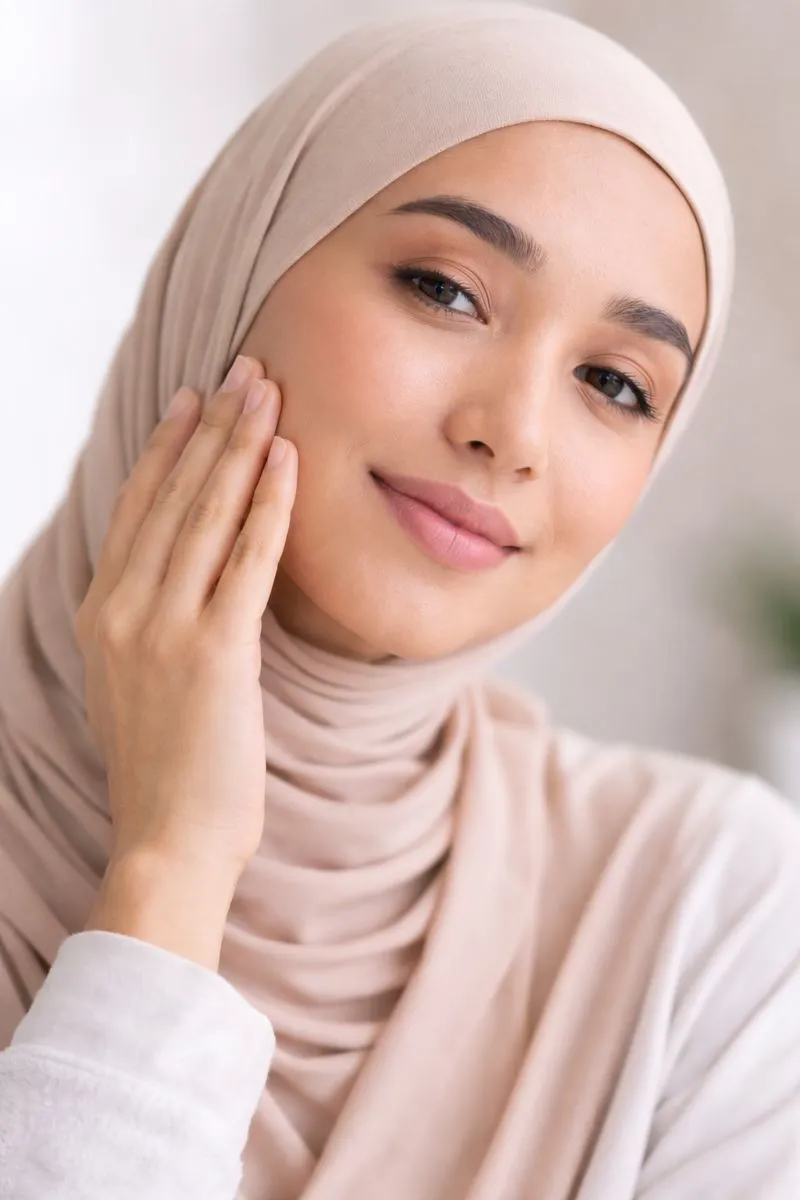 Healthy glowing skin